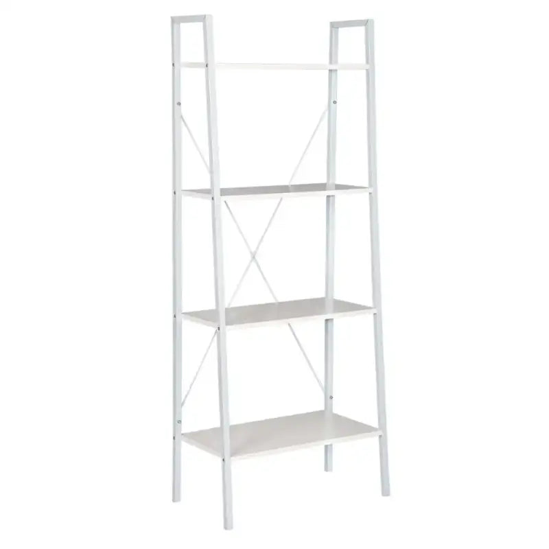 BukkitBow - 4-Lagen Ladder Boekenplank / Kast - Voor Woonkamer Slaapkamer Keuken Eetkamer Opslag - 60x35x148cm