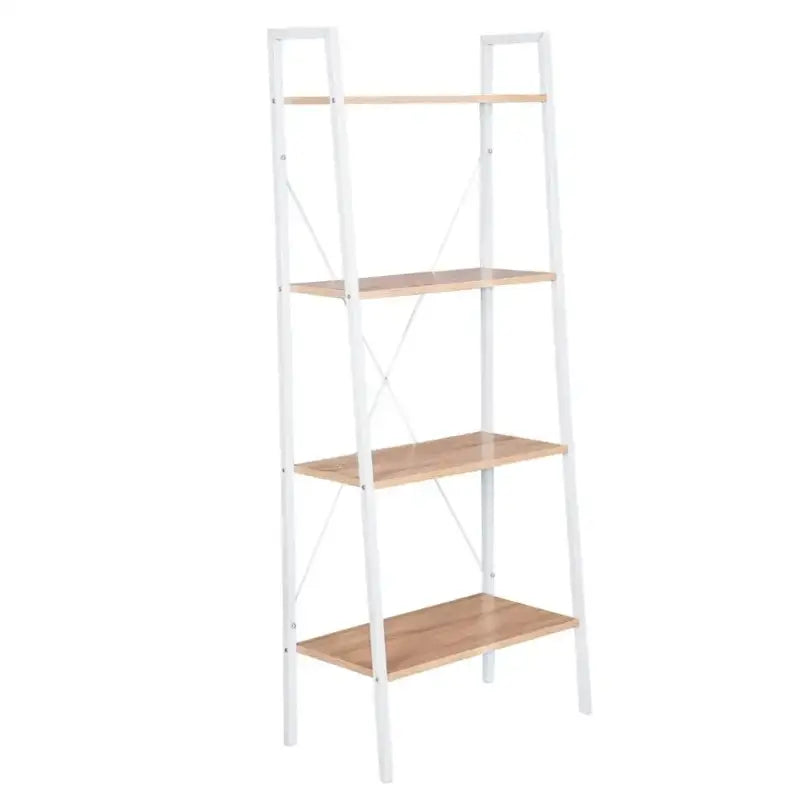 BukkitBow - 4-Lagen Ladder Boekenplank / Kast - Voor Woonkamer Slaapkamer Keuken Eetkamer Opslag - 60x35x148cm