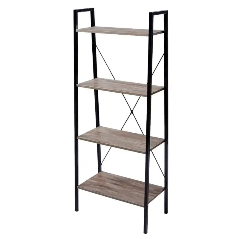 BukkitBow - 4-Lagen Ladder Boekenplank / Kast - Voor Woonkamer Slaapkamer Keuken Eetkamer Opslag - 60x35x148cm