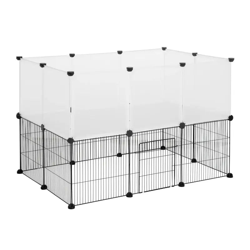 BukkitBow - Aanpasbare Kleine Dierenren - Aanpasbaar naar 2 Niveau's - Geschikt voor Hamsters, Cavia's, Konijnen - 107x72x72 cm