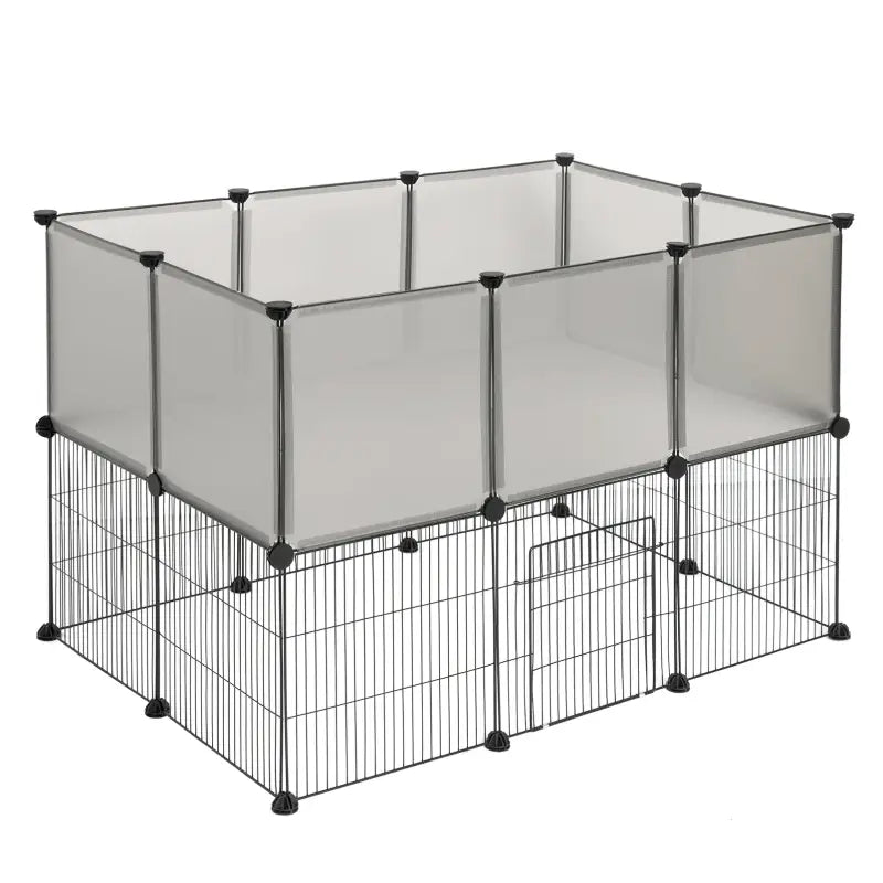 BukkitBow - Aanpasbare Kleine Dierenren - Aanpasbaar naar 2 Niveau's - Geschikt voor Hamsters, Cavia's, Konijnen - 107x72x72 cm