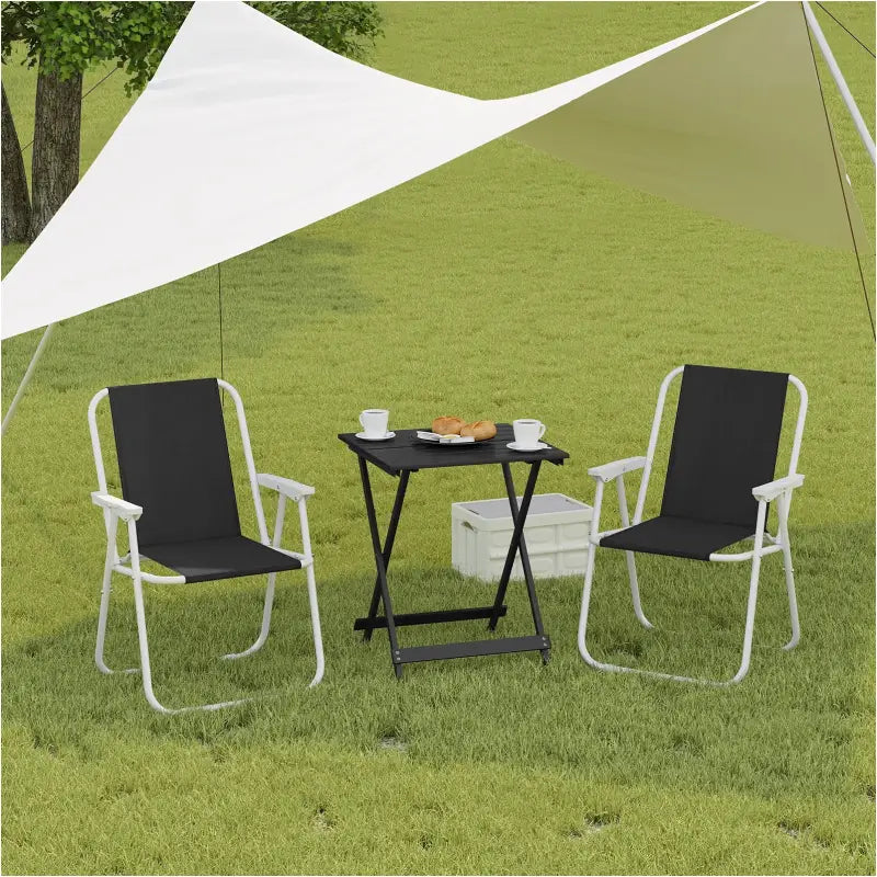BukkitBow - Aluminium Inklapbare Kampeertafel / Campingtafel - Lichtgewicht en Duurzaam Design - 50,5x46,5x60cm