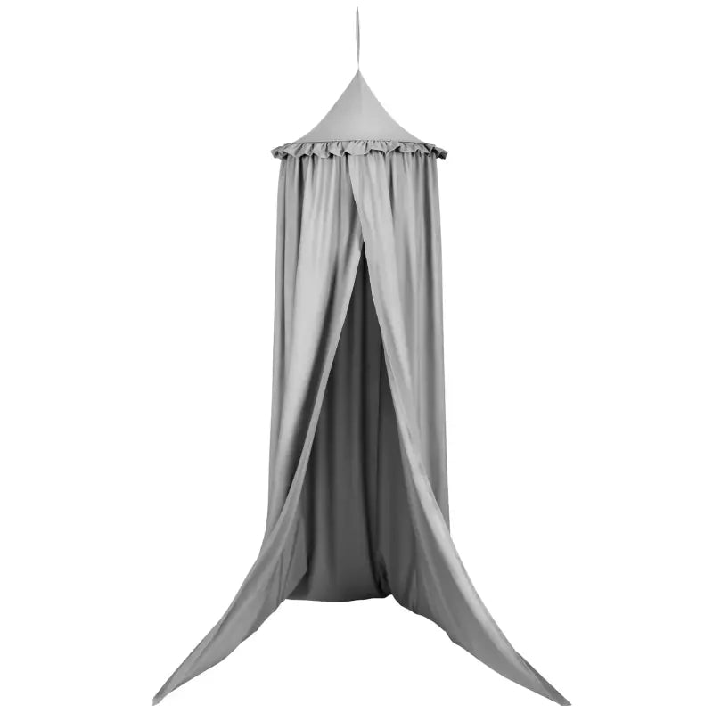 BukkitBow - Baby / Kinder Klamboe - Grijs/Roze/Wit - 230 cm Hoogte - 60 cm Diameter - 85g/m² Stofgewicht