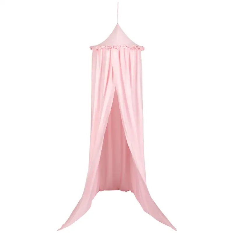 BukkitBow - Baby / Kinder Klamboe - Grijs/Roze/Wit - 230 cm Hoogte - 60 cm Diameter - 85g/m² Stofgewicht