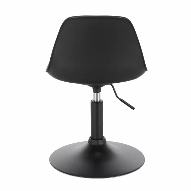 BukkitBow - Barkruk - PU en Metaal - Verstelbare in Hoogte - 360° Draaibaar - Antislip Voetsteun - Maximaal Laadvermogen 120kg - Zithoogte: 40-50CM