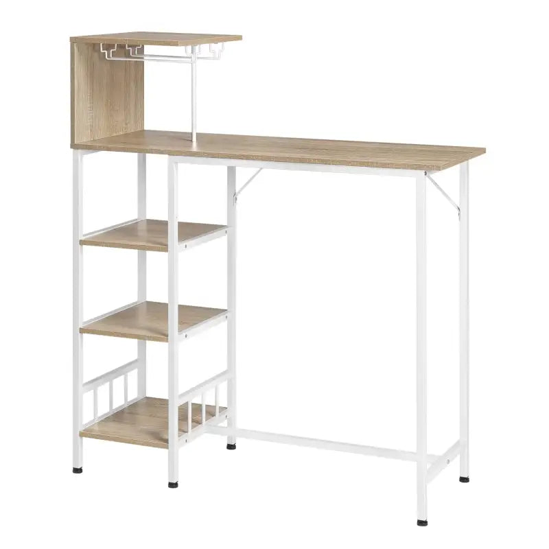 BukkitBow - Bartafel met Planken en Opbergruimte voor Glazen