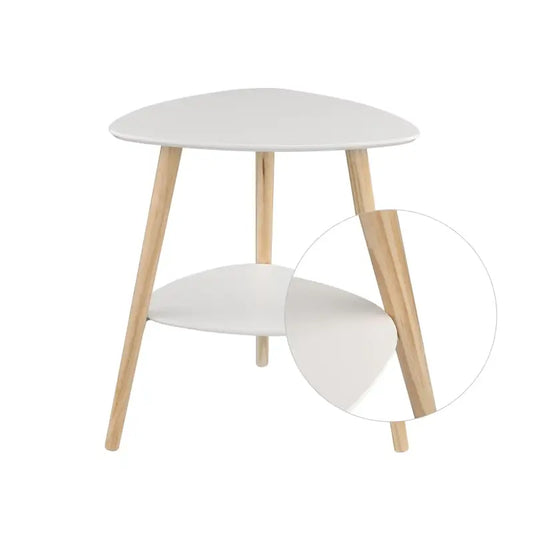 BukkitBow - Bijzettafel / Nachtkastje - Massief Hout - Maximaal 5kg Belastbaar - 50x40x55cm