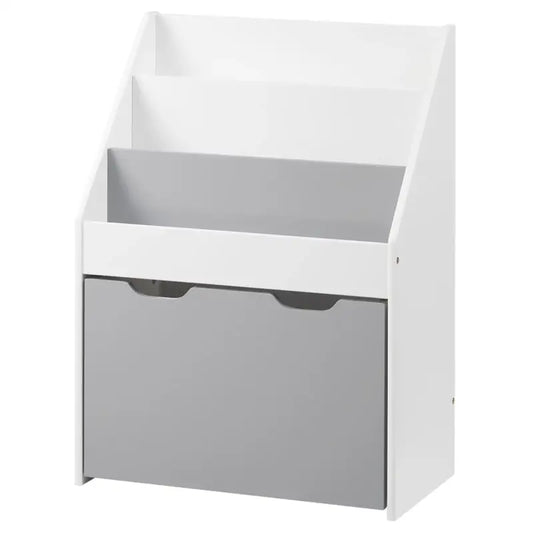 BukkitBow - Boekenkast voor Kinderen Displaykast voor Kleuterschool met 3 Planken en Opbergruimte