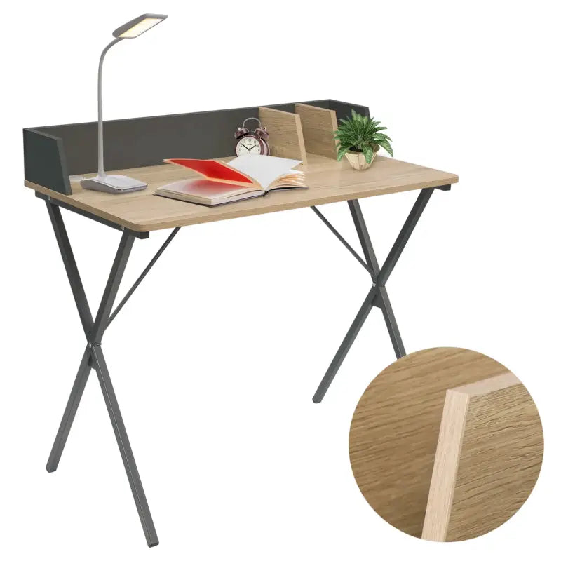 BukkitBow - Bureau / Werkplek met Achterschot en Kabelgoot Inkeeping (90C50X73CM)