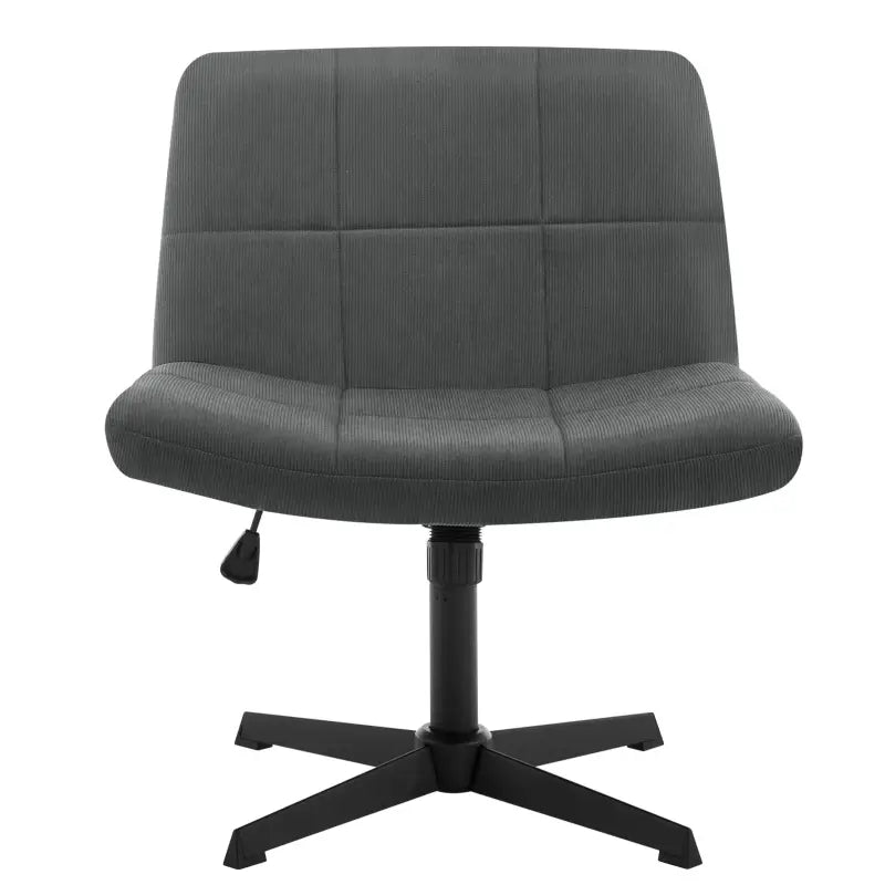 BukkitBow - Bureaustoel - In Hoogte Verstelbaar - Brede Zitting - Fluwelen of Corduroy Bekleding