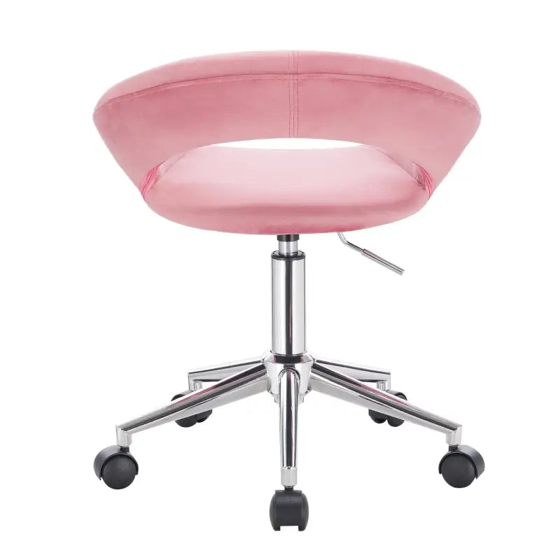 BukkitBow - Bureaustoel Verstelbaar - Dik Gewatteerd Fluweel - Ergonomisch Ontwerp - 360° Draaibaar