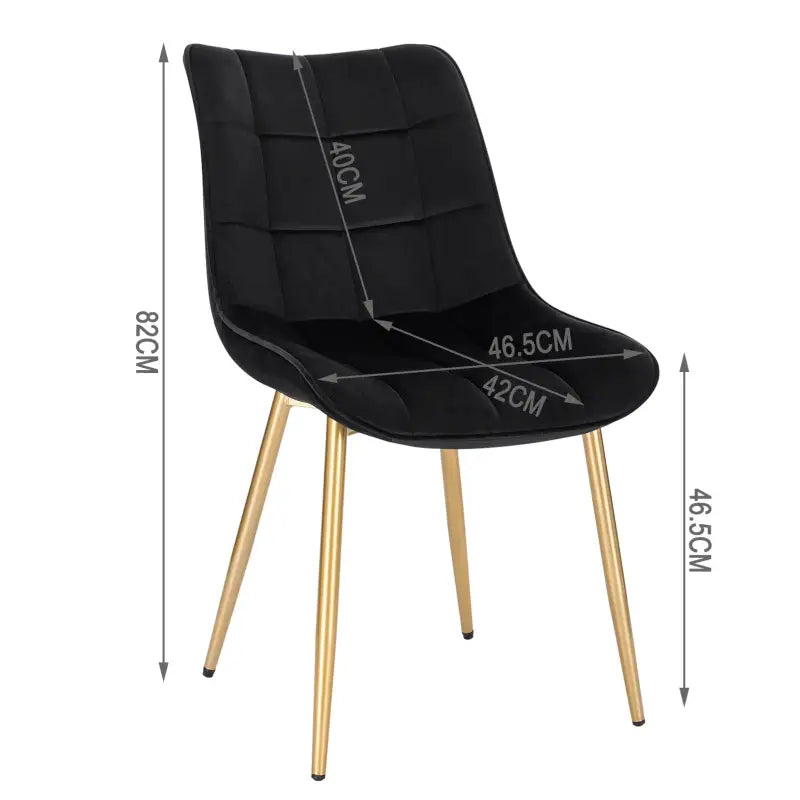 BukkitBow - Comfortabele Eetkamerstoelen - Stevig en Duurzaam - Ergonomisch Design - Veelzijdig Gebruik - Vloerbescherming - 82CM Hoog