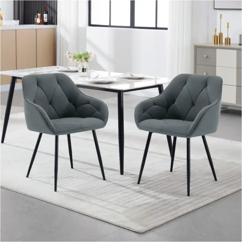 BukkitBow - Comfortabele Eetkamerstoelen - Stevig en Stabiel - Ergonomisch Design - Veelzijdig Gebruik - 56x53x83,5CM
