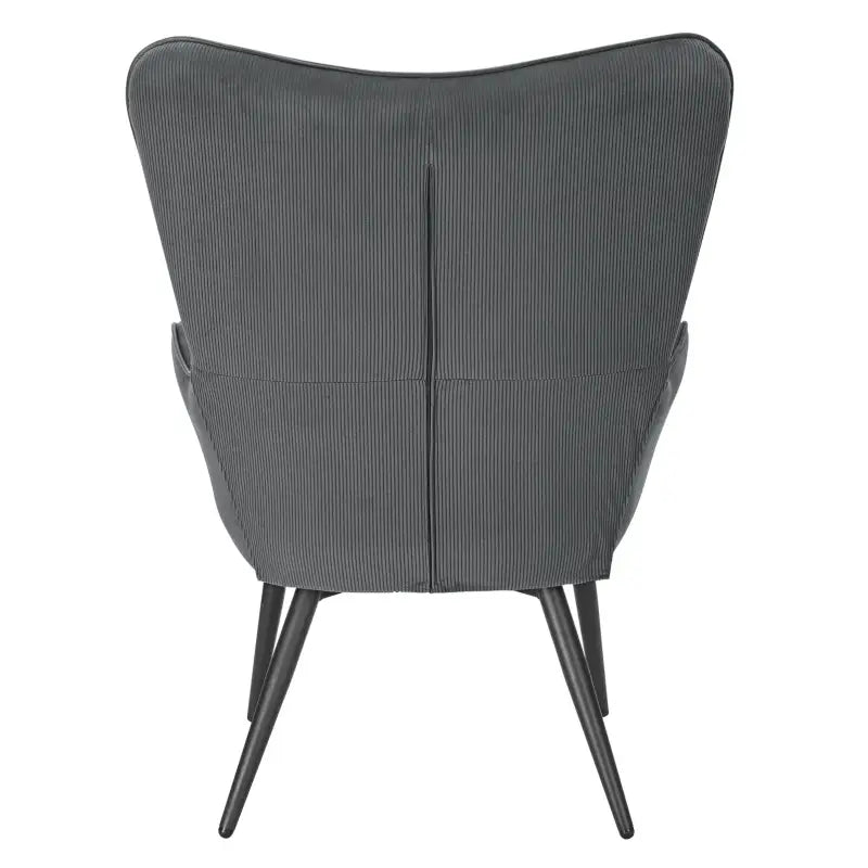 BukkitBow - Comfortabele Fauteuil met Kruk - Stevig en Duurzaam - Stijlvolle Moderne Look - Afmetingen: Stoel 98x43x59CM, Kruk 54.5x35.5x37CM