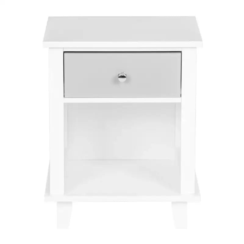 BukkitBow - Compact Nachtkastje - Waterbestendig - Met Lade en Open Compartiment - 40x34x50cm