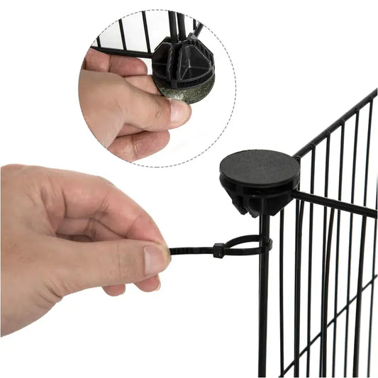 BukkitBow - Compacte Dieren ren - Knaagdieren Ren met 2 Lagen - Stevige Panelen - Veilig & Geventileerd - 142x71x71cm