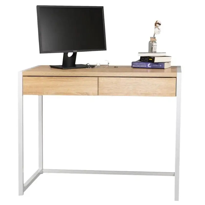 BukkitBow - Computertafel / Bureau - Metalen Frame - Met 2 Lades - 100x50x76cm