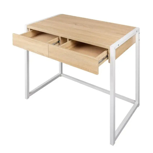BukkitBow - Computertafel / Bureau - Metalen Frame - Met 2 Lades - 100x50x76cm