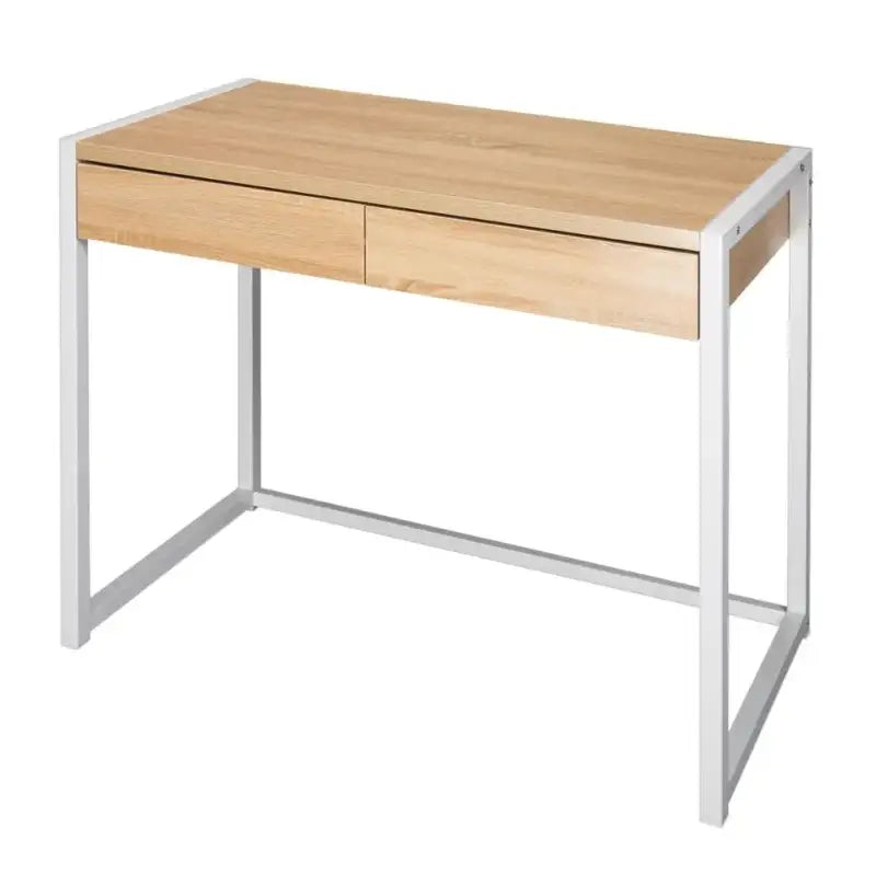 BukkitBow - Computertafel / Bureau - Metalen Frame - Met 2 Lades - 100x50x76cm