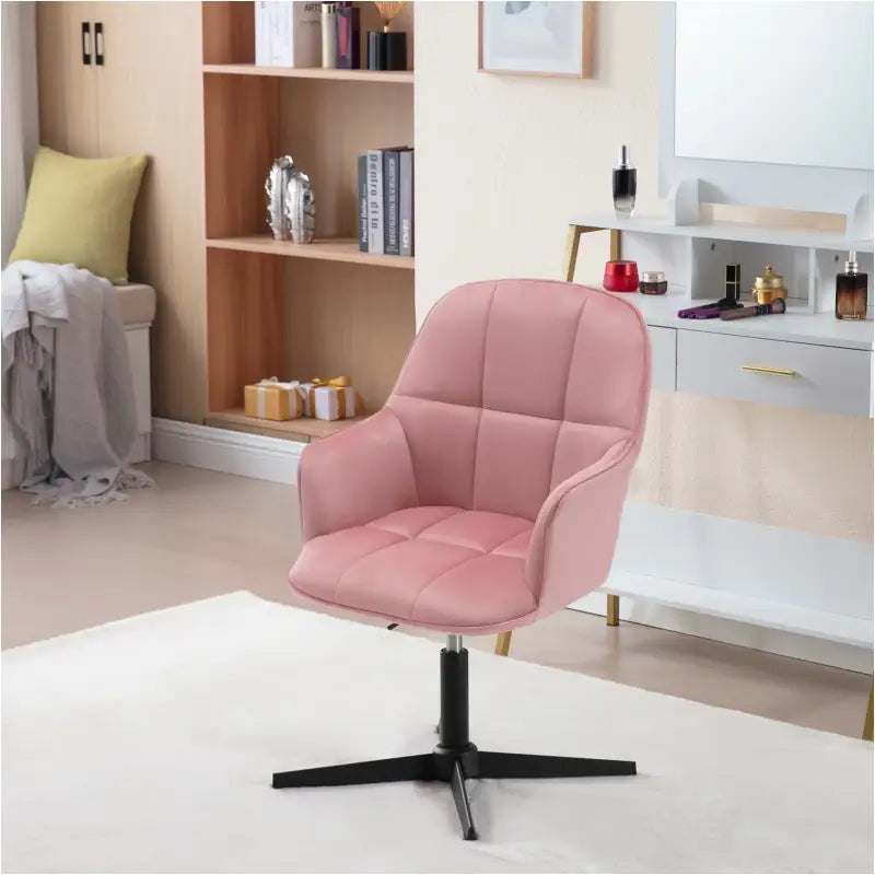 BukkitBow - Draaibare Bureaustoel - Ergonomische Bureaustoel - Velvet Fluwelen Stoel met Metalen Onderstel