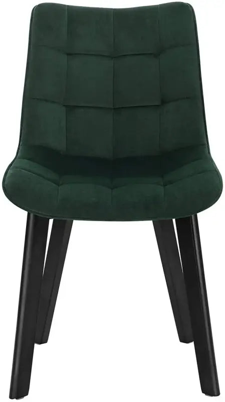 BukkitBow - Eetkamerstoel Fluweel - met Massief Houten Poten - Comfortabel Ontwerp - Zithoogte: 46.5cm