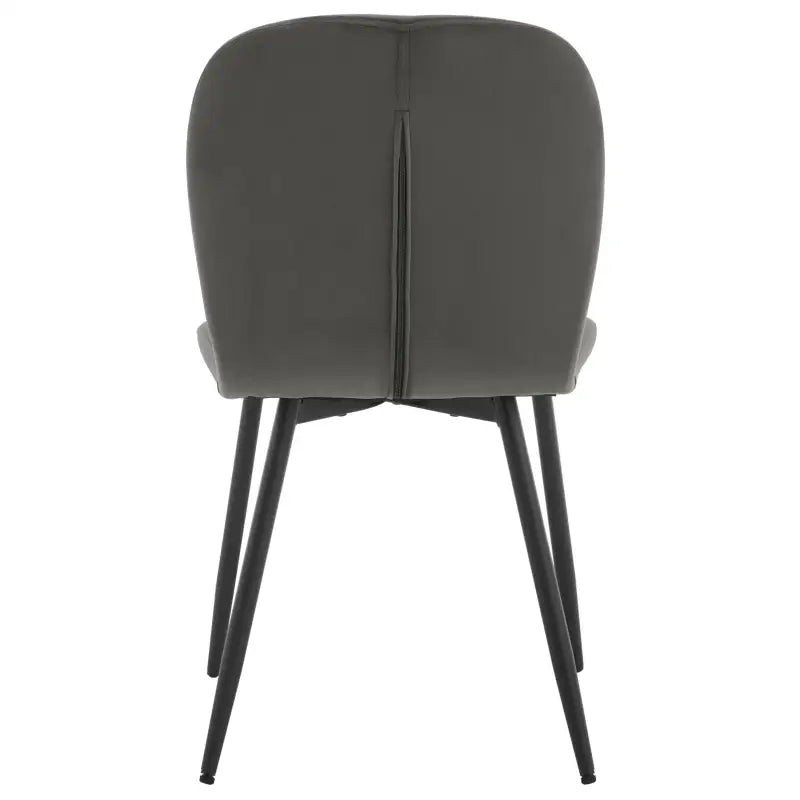 BukkitBow - Eetkamerstoelen Set van 4 - Ergonomische Keukenstoelen - Fluwelen Zitting - Metalen Poten
