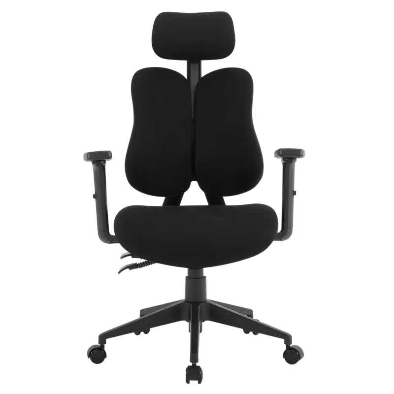 BukkitBow - Ergonomische Bureaustoel - Ademende Mesh - Verstelbaar - 135° Kantelbare Rugleuning - Robuuste Metaal PP Constructie - 150kg Capaciteit