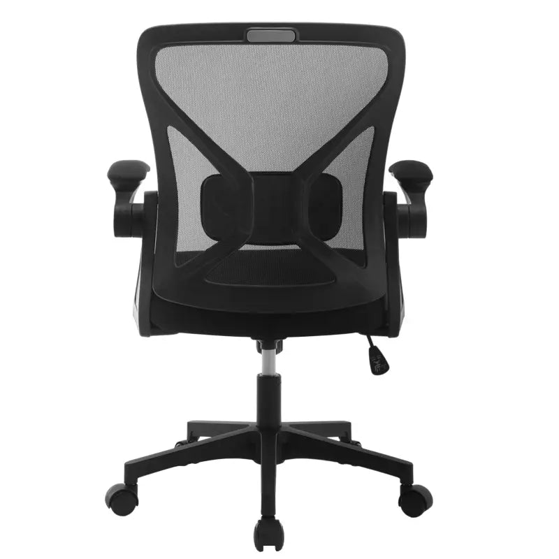 BukkitBow - Ergonomische Bureaustoel - Ademende Rugleuning - Wegklapbare Armleuningen - Hoogte: 46,5-56CM