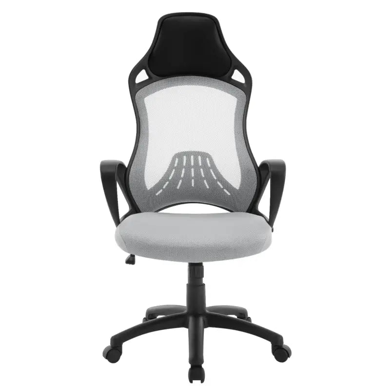 BukkitBow - Ergonomische Bureaustoel - Mesh Bekleding - Wipfunctie - met Hoofdkussen