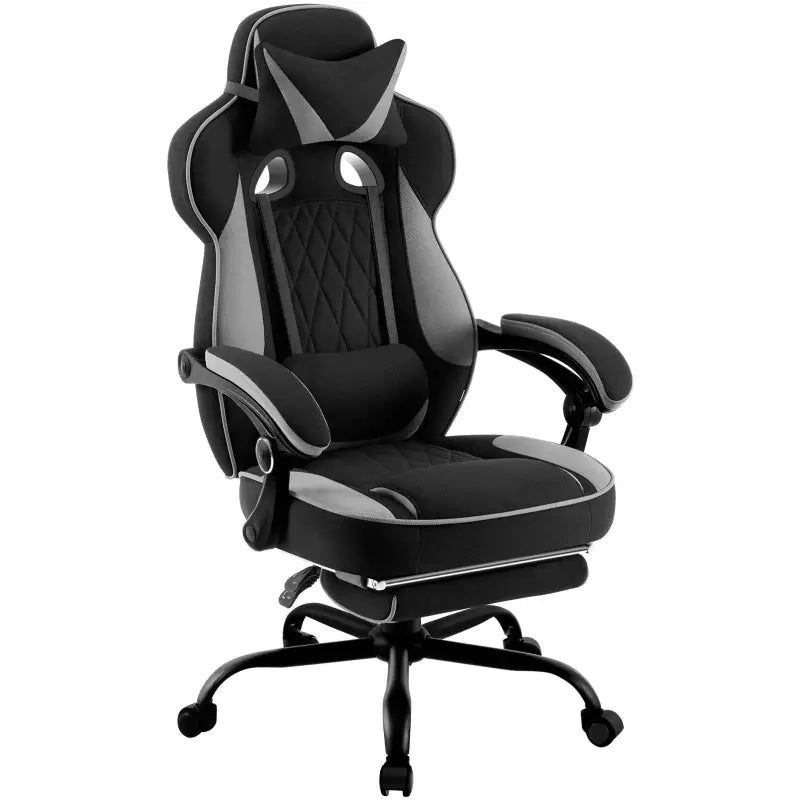 BukkitBow - Ergonomische Gamingstoel / Bureaustoel - Kunstleder of Mesh met Metalen Onderstel - Verstelbaar in Hoogte: 48-55,5CM