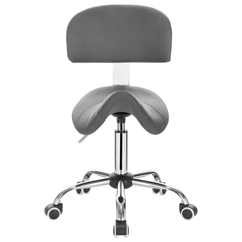 BukkitBow - Faux Lederen Zadelkruk - In Hoogte Verstelbare Draaistoel - Ergonomisch Ontwerp - Stabiele en Duurzame Constructie