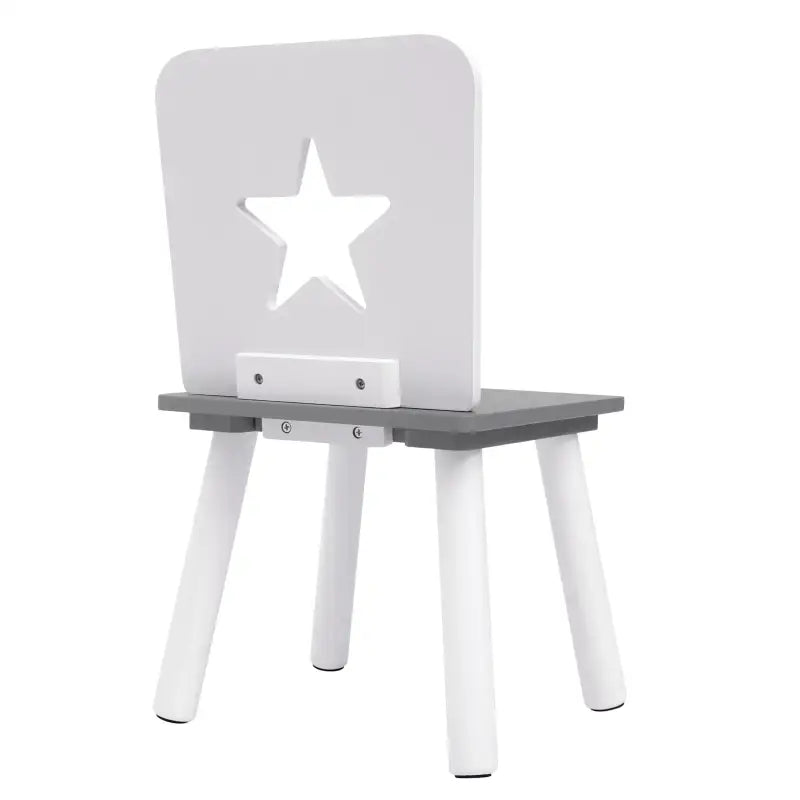 BukkitBow - Kindertafel met Stoelen - Kinder meubelset - Veilig Ergonomisch Design - Veilig en Compact Design - 59.5x46cm