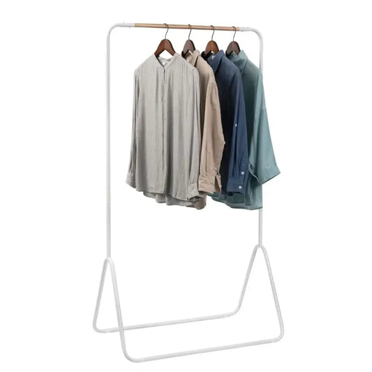 BukkitBow - Kledingrek met Topstang - Ruimtebesparend - Modern Ontwerp - Eenvoudig te Monteren - 79x43x145CM
