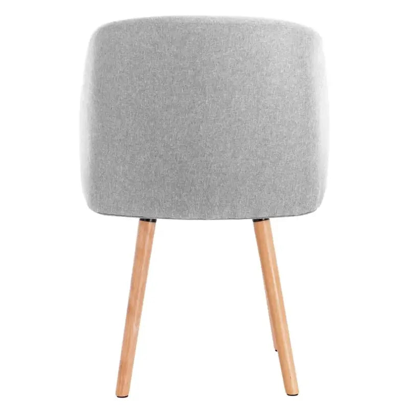 BukkitBow - Linnen Stoel - met Massief Houten Frame - Ergonomisch en Stijlvol - Zithoogte: 47CM