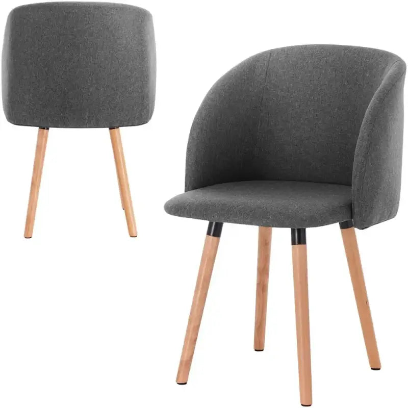 BukkitBow - Linnen Stoel - met Massief Houten Frame - Ergonomisch en Stijlvol - Zithoogte: 47CM