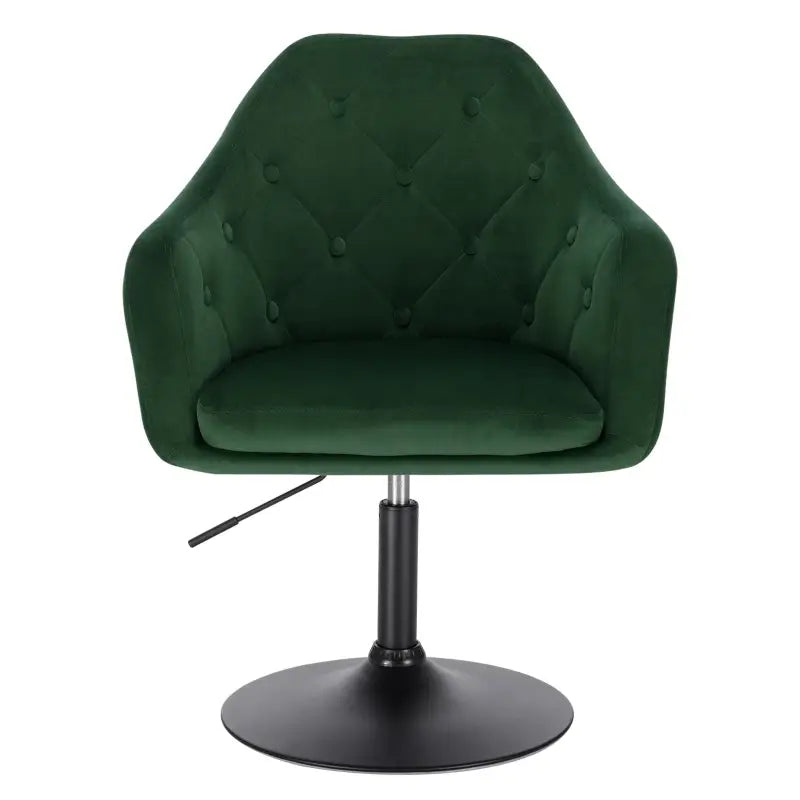 BukkitBow - Luxe Barkruk / Relaxstoel - Kunstleer of Fluweel en Verchroomd Staal - Verstelbaar en Draaibaar - Zithoogte: 46.5-62.5CM