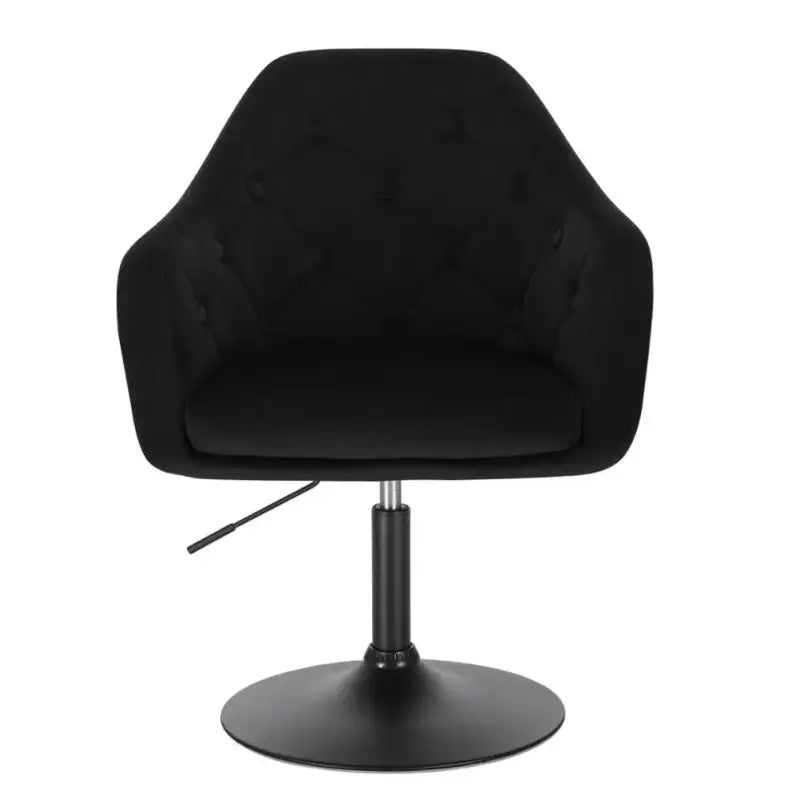 BukkitBow - Luxe Barkruk / Relaxstoel - Kunstleer of Fluweel en Verchroomd Staal - Verstelbaar en Draaibaar - Zithoogte: 46.5-62.5CM