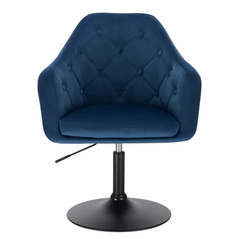 BukkitBow - Luxe Barkruk / Relaxstoel - Kunstleer of Fluweel en Verchroomd Staal - Verstelbaar en Draaibaar - Zithoogte: 46.5-62.5CM