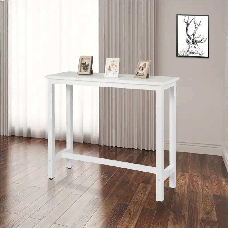 BukkitBow – Luxe Bartafel - Bartafel voor Binnen & Buiten – Metalen Bartafel – Rechthoekige Bar - 120x40x100 cm