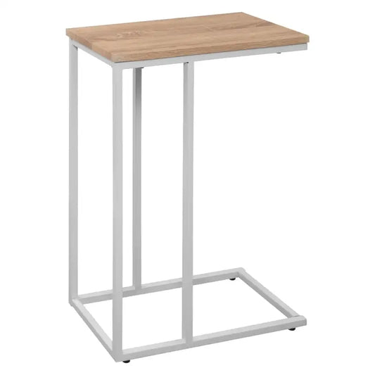 BukkitBow - Luxe Bijzettafel / Koffietafel - met Metalen Frame - Geschikt voor Laptop (63CM Hoog)