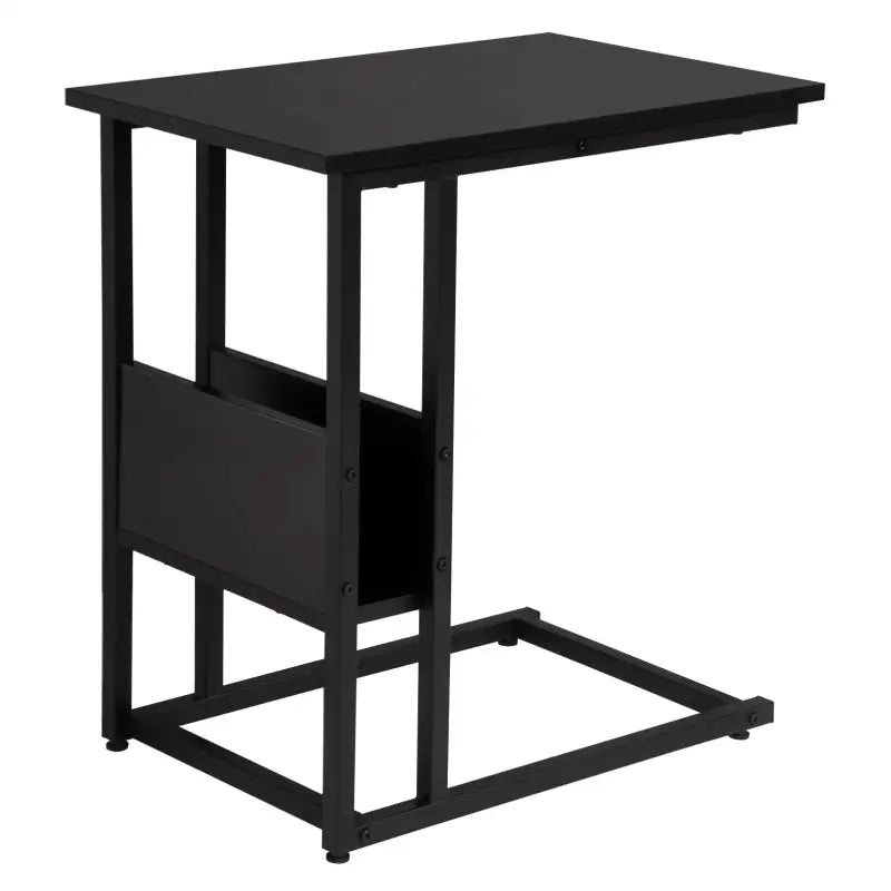 BukkitBow - Luxe Bijzettafel / Koffietafel - met Opslagruimte - Metalen Frame - Geschikt voor Laptop - 60CM Hoog