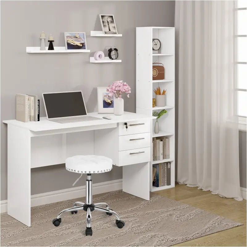 BukkitBow - Luxe Lederen Barkruk - Verstelbare Draaibare Barkruk 35X35 Zitting