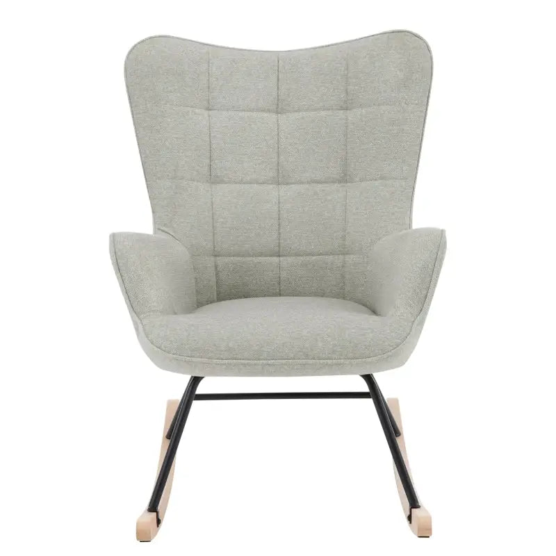 BukkitBow - Luxe Relaxstoel - Moderne Wing Fauteuil - met Stevige Metalen Poten - Met Zachte Ribfluwelen Bekleding - 46CM Zithoogte