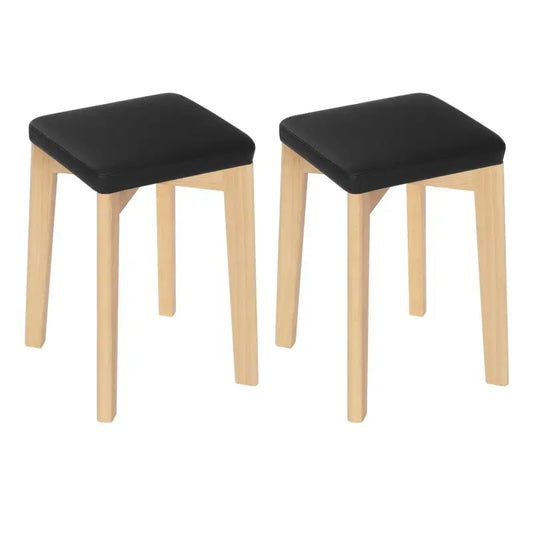 BukkitBow - Massief Beukenhouten Krukken - Stabiele Structuur - Zachte en Comfortabele Seat - Praktisch en Compact - 32.5x32.5x47cm