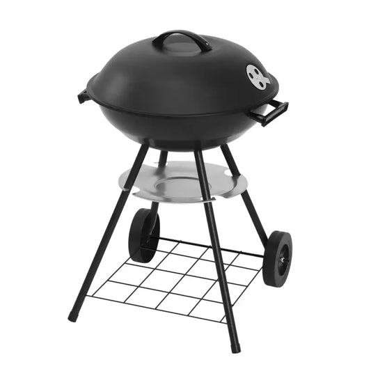 BukkitBow - Mobiele Houtskoolbarbecue - Metaal en Kunststof - 44x73 cm - 41.5 cm Grilloppervlak