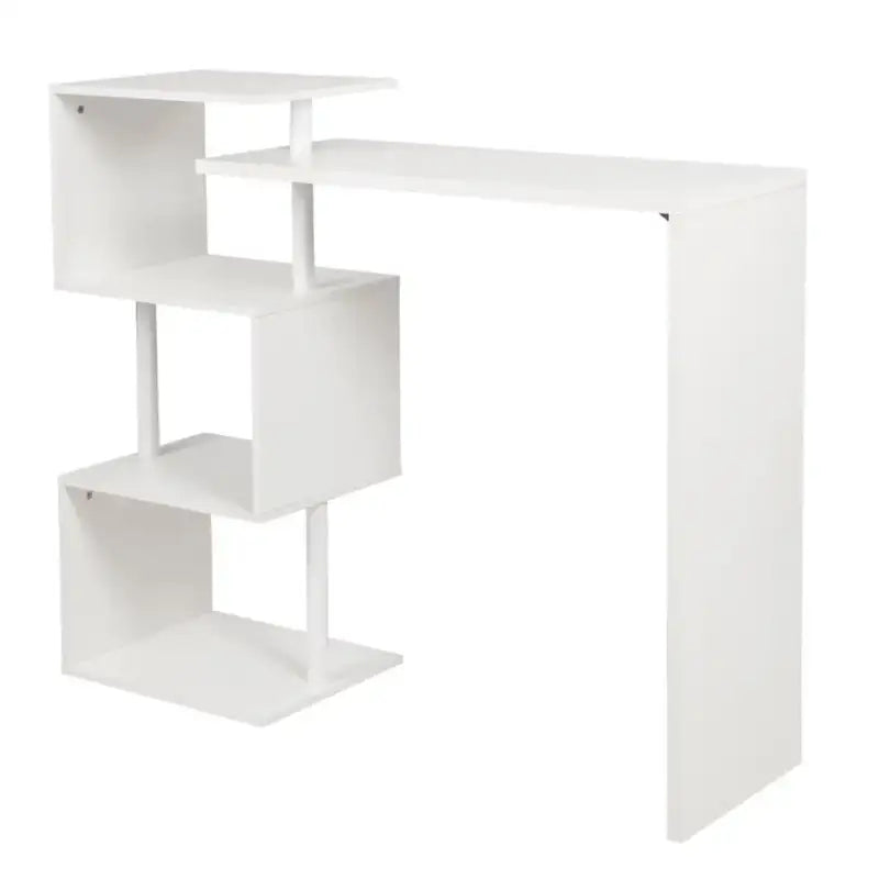 BukkitBow - Moderne Bartafel - Met Vakken - Wit, Zwart of Donkerbruin - Max Capaciteit: 100kg - 97.5x38cm