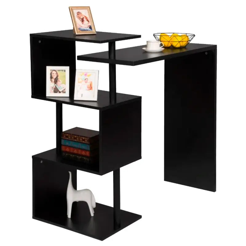 BukkitBow - Moderne Bartafel - Met Vakken - Wit, Zwart of Donkerbruin - Max Capaciteit: 100kg - 97.5x38cm
