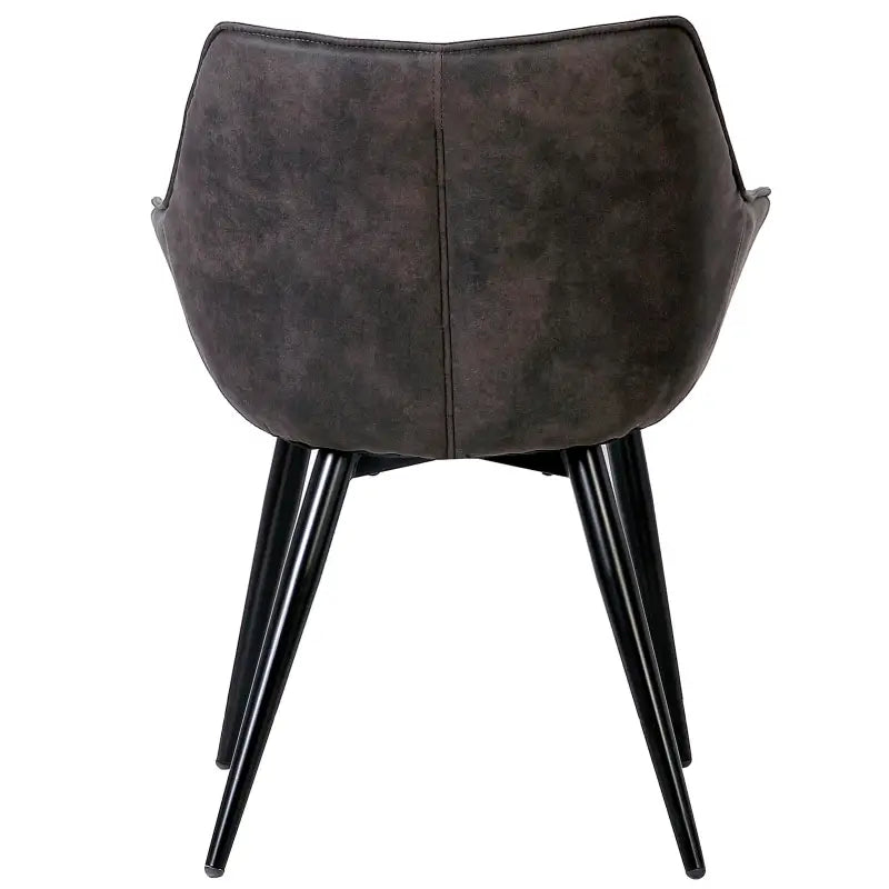 BukkitBow - Moderne Eetkamerstoel met Metalen Poten - Zachte Zitting - Comfortabel en Ergonomisch - Zithoogte: 44CM