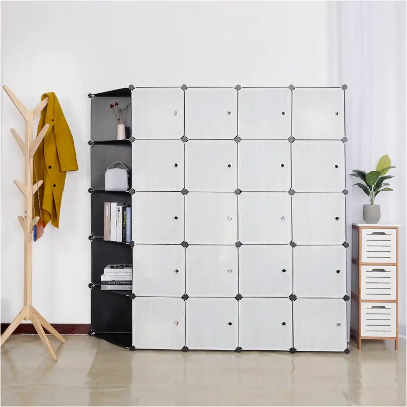 BukkitBow - Modulaire Kledingkast - 20 Kubussen (185X185X35CM)