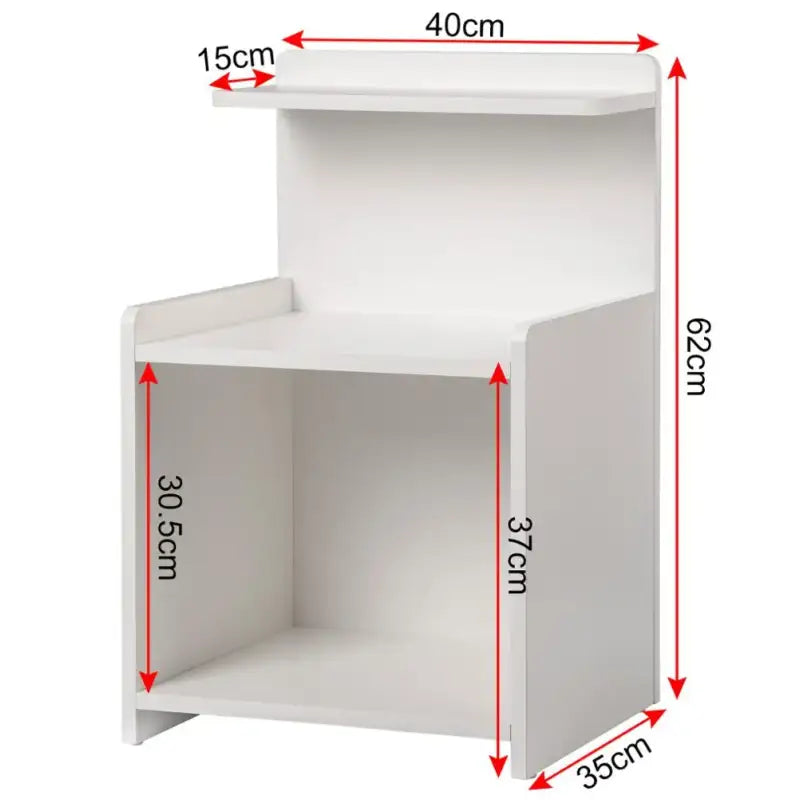 BukkitBow - Multifunctioneel Nachtkastje - Max 5kg Belasting - Ook Te Gebruiken Als Salontafel of Decor - 40x35x62cm